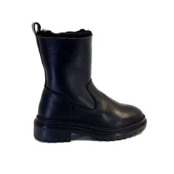 Fourrure|Fourrées<sekada Bottines Fourrées Ivoire 48115 Cuir Noir