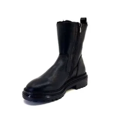 Fourrure|Fourrées<sekada Bottines Fourrées Ivoire 48115 Cuir Noir