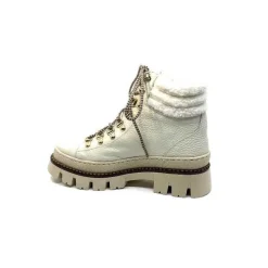 Neige|Montagne<Elena Bottines Fourrées Mouton 42953 Cuir Crème Blanc