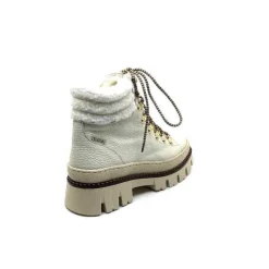 Neige|Montagne<Elena Bottines Fourrées Mouton 42953 Cuir Crème Blanc