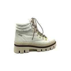 Neige|Montagne<Elena Bottines Fourrées Mouton 42953 Cuir Crème Blanc