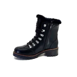 Fourrure|Fourrées<gemilli sarl - hooper Bottines Fourrées Mouton Hooper Shoes Albe Cuir Noir