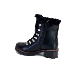 Fourrure|Fourrées<gemilli sarl - hooper Bottines Fourrées Mouton Hooper Shoes Albe Cuir Noir