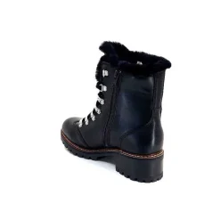 Fourrure|Fourrées<gemilli sarl - hooper Bottines Fourrées Mouton Hooper Shoes Albe Cuir Noir