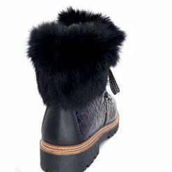 Neige|Montagne<Olang Bottines Fourrées Imperial Luxe Cuir Vernis Noir