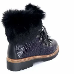 Neige|Montagne<Olang Bottines Fourrées Imperial Luxe Cuir Vernis Noir