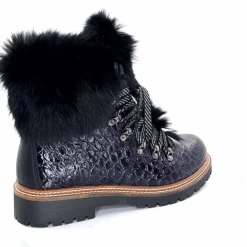 Neige|Montagne<Olang Bottines Fourrées Imperial Luxe Cuir Vernis Noir
