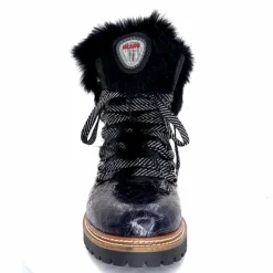 Neige|Montagne<Olang Bottines Fourrées Imperial Luxe Cuir Vernis Noir