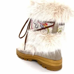 Neige|Montagne<Olang Bottines Fourrées Wanda Daim Argilla Beige