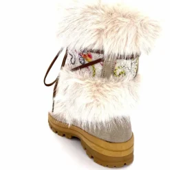 Neige|Montagne<Olang Bottines Fourrées Wanda Daim Argilla Beige
