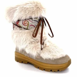 Neige|Montagne<Olang Bottines Fourrées Wanda Daim Argilla Beige