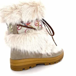 Neige|Montagne<Olang Bottines Fourrées Wanda Daim Argilla Beige