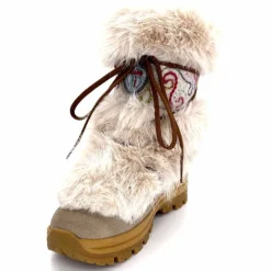 Neige|Montagne<Olang Bottines Fourrées Wanda Daim Argilla Beige