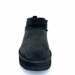 Montagne|Fourrées<sweet heritage Bottines Fourrées Patineuse Daim Noir