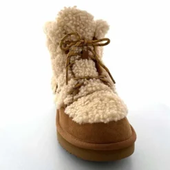 Montagne|Fourrure<sweet heritage Bottines Fourrées Praz Daim Fourrure Camel