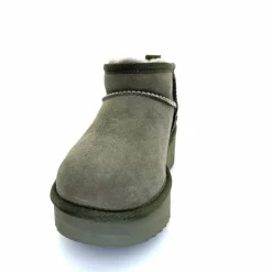 Montagne|Fourrure<sweet heritage Bottines Fourrées Patineuse Daim Vert