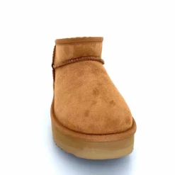 Montagne|Fourrure<sweet heritage Bottines Fourrées Patineuse Daim Camel