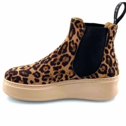 Bijoux|Bottines<GioPiu Bottines Gio+ Piada 04 E Textile Léopard Bijoux Marron