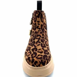 Bijoux|Bottines<GioPiu Bottines Gio+ Piada 04 E Textile Léopard Bijoux Marron