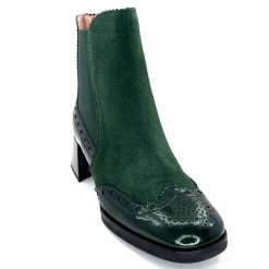 Talon|Féminin<Hispanitas Bottines Hi 243588 Milan Daim Vert