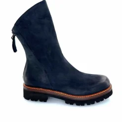 Rock|Basic<Ivoire0156 Bottines Ivoire 3270 Carrie Cuir Wash Marine Noir