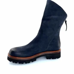 Rock|Basic<Ivoire0156 Bottines Ivoire 3270 Carrie Cuir Wash Marine Noir