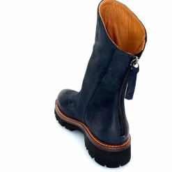 Rock|Basic<Ivoire0156 Bottines Ivoire 3270 Carrie Cuir Wash Marine Noir