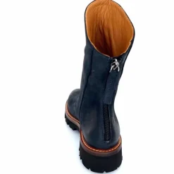 Rock|Basic<Ivoire0156 Bottines Ivoire 3270 Carrie Cuir Wash Marine Noir