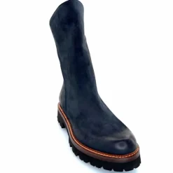 Rock|Basic<Ivoire0156 Bottines Ivoire 3270 Carrie Cuir Wash Marine Noir