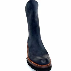 Rock|Basic<Ivoire0156 Bottines Ivoire 3270 Carrie Cuir Wash Marine Noir