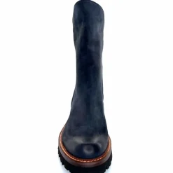 Rock|Basic<Ivoire0156 Bottines Ivoire 3270 Carrie Cuir Wash Marine Noir