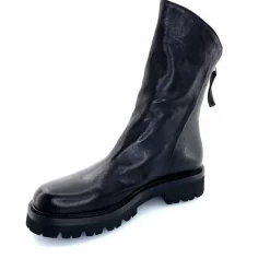 Rock|Basic<Ivoire0156 Bottines Ivoire 3270 Carrie Cuir Noir