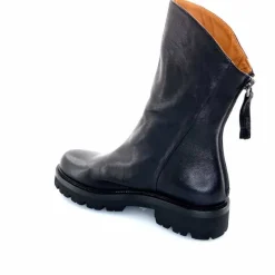 Rock|Basic<Ivoire0156 Bottines Ivoire 3270 Carrie Cuir Noir