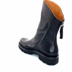 Rock|Basic<Ivoire0156 Bottines Ivoire 3270 Carrie Cuir Noir