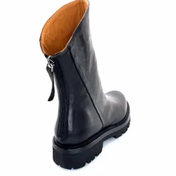 Rock|Basic<Ivoire0156 Bottines Ivoire 3270 Carrie Cuir Noir