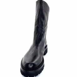 Rock|Basic<Ivoire0156 Bottines Ivoire 3270 Carrie Cuir Noir