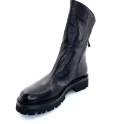 Rock|Basic<Ivoire0156 Bottines Ivoire 3270 Carrie Cuir Noir