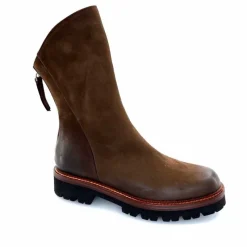 Rock|Basic<Ivoire0156 Bottines Ivoire 3270 Carrie Cuir Wash Marron