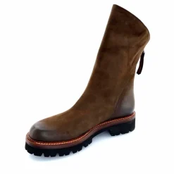 Rock|Basic<Ivoire0156 Bottines Ivoire 3270 Carrie Cuir Wash Marron