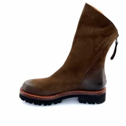 Rock|Basic<Ivoire0156 Bottines Ivoire 3270 Carrie Cuir Wash Marron