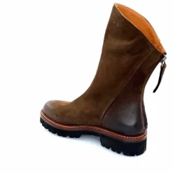 Rock|Basic<Ivoire0156 Bottines Ivoire 3270 Carrie Cuir Wash Marron