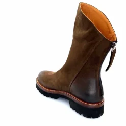 Rock|Basic<Ivoire0156 Bottines Ivoire 3270 Carrie Cuir Wash Marron