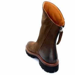 Rock|Basic<Ivoire0156 Bottines Ivoire 3270 Carrie Cuir Wash Marron