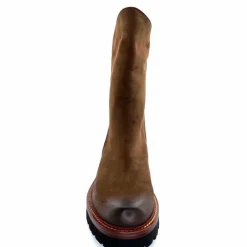 Rock|Basic<Ivoire0156 Bottines Ivoire 3270 Carrie Cuir Wash Marron