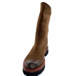 Rock|Basic<Ivoire0156 Bottines Ivoire 3270 Carrie Cuir Wash Marron