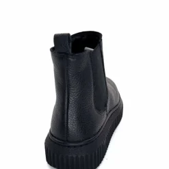 Décontracté|Basic<marchesini Bottines Ivoire 659020 Cuir Noir