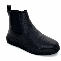 Décontracté|Basic<marchesini Bottines Ivoire 659020 Cuir Noir