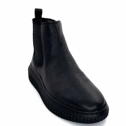 Décontracté|Basic<marchesini Bottines Ivoire 659020 Cuir Noir