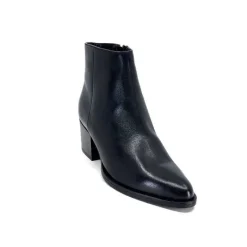 Elégant|Basic<Ivoire0104a Bottines Ivoire 46105 Cuir Noir