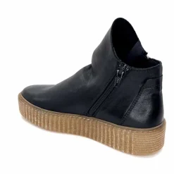 Compensées & Plateformes|Bottines<follia dolce Bottines Ivoire 411 Cuir Noir